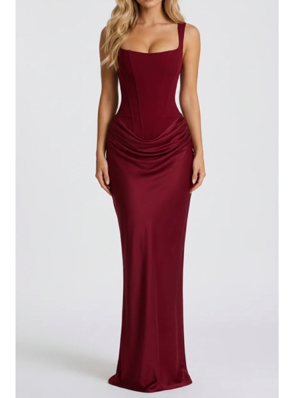 Draped Maxi Dress - S